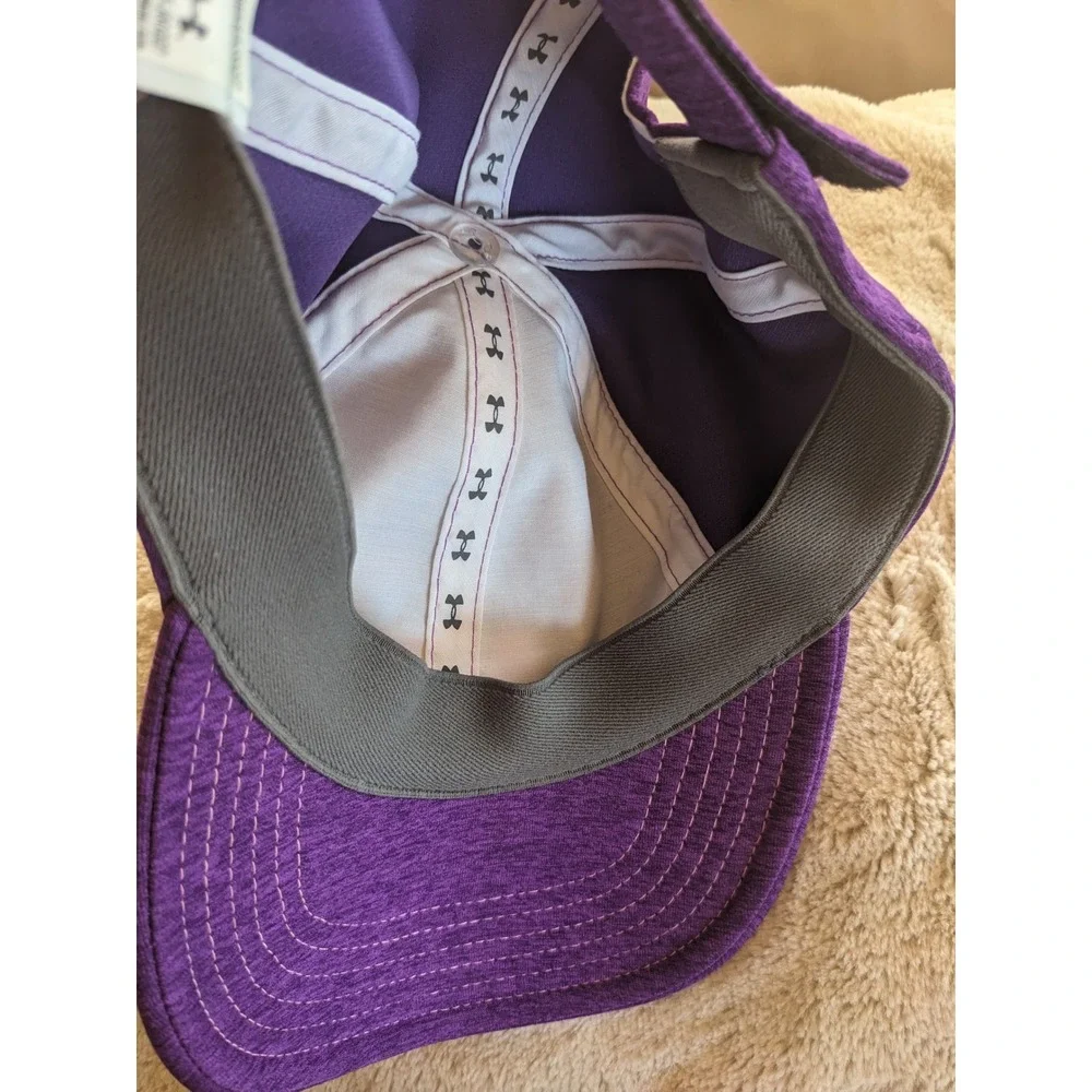 Under Armour Womens Renegade Twist Purple Heather Baseball Hat Adjustable Cap